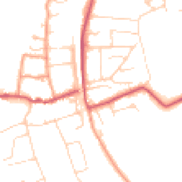 Daytime road noise heatmap for RG8 0AB