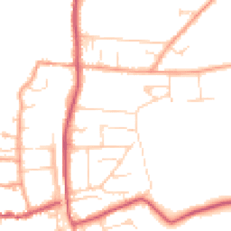 Daytime road noise heatmap for RG8 0BB