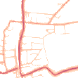 Daytime road noise heatmap for RG8 0BD