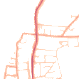 Daytime road noise heatmap for RG8 0BG