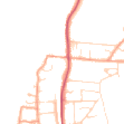 Daytime road noise heatmap for RG8 0BJ