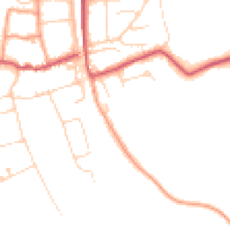 Daytime road noise heatmap for RG8 0BS