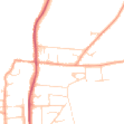 Daytime road noise heatmap for RG8 0DP