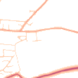 Daytime road noise heatmap for RG8 0DS