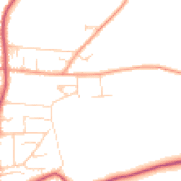 Daytime road noise heatmap for RG8 0DW