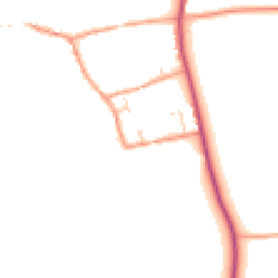 Daytime road noise heatmap for RG8 0HU