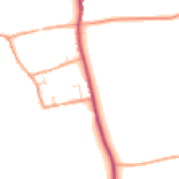 Daytime road noise heatmap for RG8 0JA