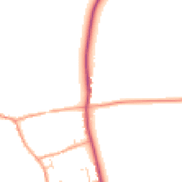 Daytime road noise heatmap for RG8 0JD