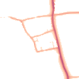 Daytime road noise heatmap for RG8 0JW