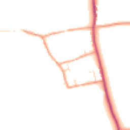 Daytime road noise heatmap for RG8 0JX
