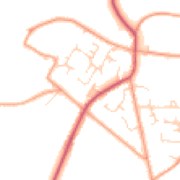 Daytime road noise heatmap for RG8 0ND