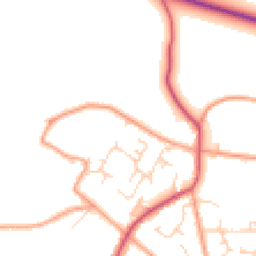 Daytime road noise heatmap for RG8 0PW