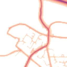 Daytime road noise heatmap for RG8 0QH