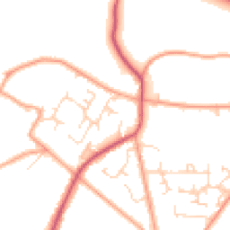 Daytime road noise heatmap for RG8 0QN
