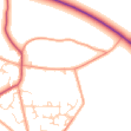 Daytime road noise heatmap for RG8 0QX