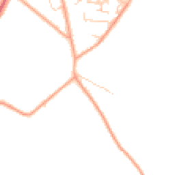 Daytime road noise heatmap for RG8 0RR