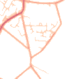 Daytime road noise heatmap for RG8 0RS