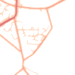 Daytime road noise heatmap for RG8 0SZ
