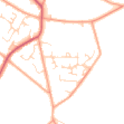 Daytime road noise heatmap for RG8 0UX