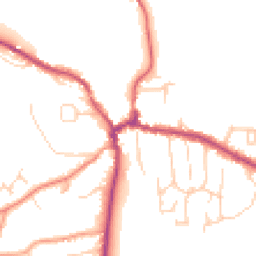 Daytime road noise heatmap for RG8 7AG
