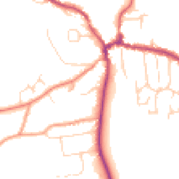Daytime road noise heatmap for RG8 7AT