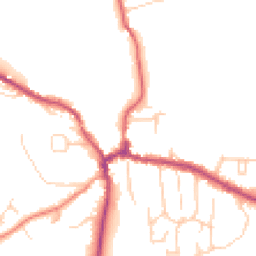 Daytime road noise heatmap for RG8 7BQ