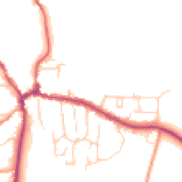 Daytime road noise heatmap for RG8 7DQ