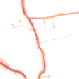 Daytime road noise heatmap for RG8 7EN