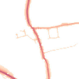 Daytime road noise heatmap for RG8 7ES