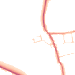 Daytime road noise heatmap for RG8 7EU