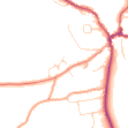 Daytime road noise heatmap for RG8 7GD