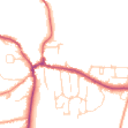 Daytime road noise heatmap for RG8 7JG