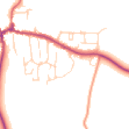 Daytime road noise heatmap for RG8 7LE