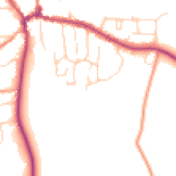 Daytime road noise heatmap for RG8 7LF