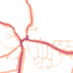 Daytime road noise heatmap for RG8 7LL