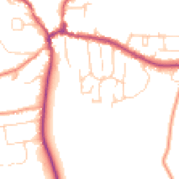 Daytime road noise heatmap for RG8 7NG