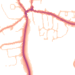 Daytime road noise heatmap for RG8 7NJ