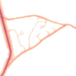Daytime road noise heatmap for RG8 7NP