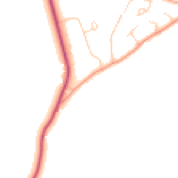 Daytime road noise heatmap for RG8 7PW