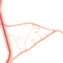 Daytime road noise heatmap for RG8 7PZ