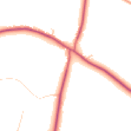 Daytime road noise heatmap for RG8 7QD