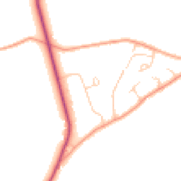 Daytime road noise heatmap for RG8 7QL