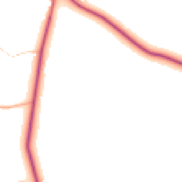 Daytime road noise heatmap for RG8 7SE