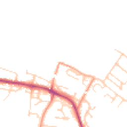 Daytime road noise heatmap for RG8 8AU