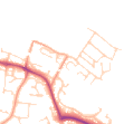 Daytime road noise heatmap for RG8 8BA