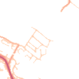Daytime road noise heatmap for RG8 8BS