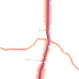 Daytime road noise heatmap for RG8 8DA