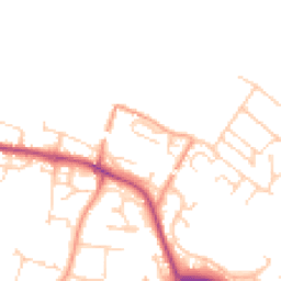 Daytime road noise heatmap for RG8 8DB