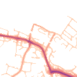 Daytime road noise heatmap for RG8 8DF