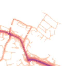 Daytime road noise heatmap for RG8 8DG